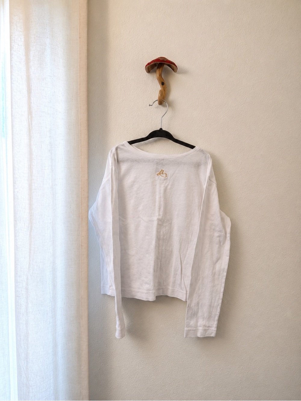 Vintage 90s GAP Angel Kids Long Sleeve White Top – Size Medium
